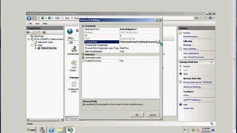 How to change the allowed bandwidth for a website in IIS on a Windows 2008 R2 server