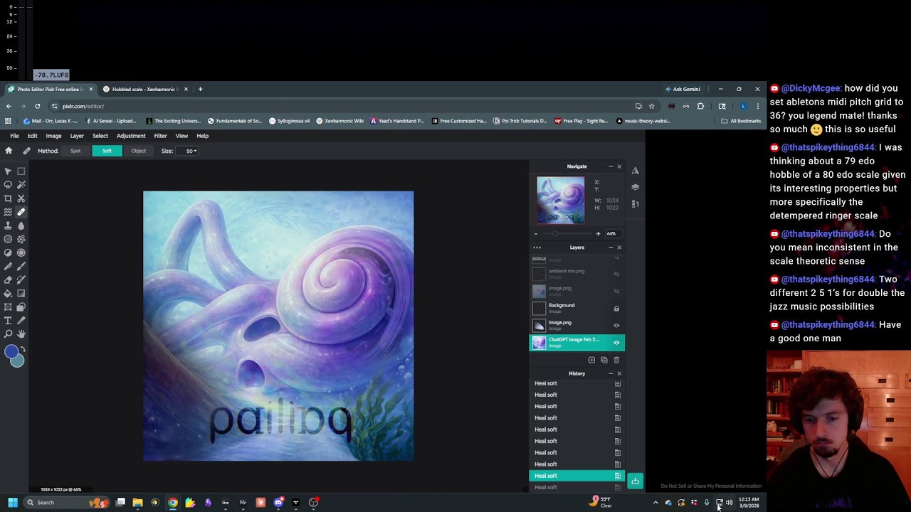 unwinding from a long day via knob twisting