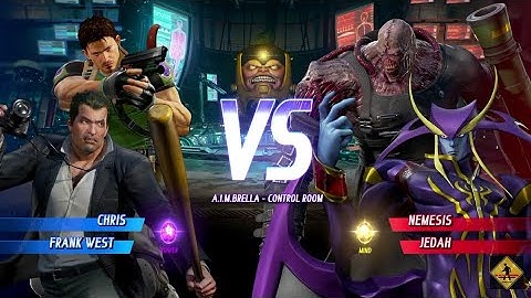 MARVEL VS. CAPCOM: INFINITE Chris Redfield,Frank West VS CPU Nemesis,Jedah