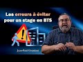 Erreurs  viter pour trouver une entreprise en bts