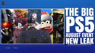 PLAYSTATION 5 ( PS5 ) - AUGUST PS5 STATE OF PLAY LEAKED ?! PS5 3RD GAMES WERE HELD BACK FOR AUG...