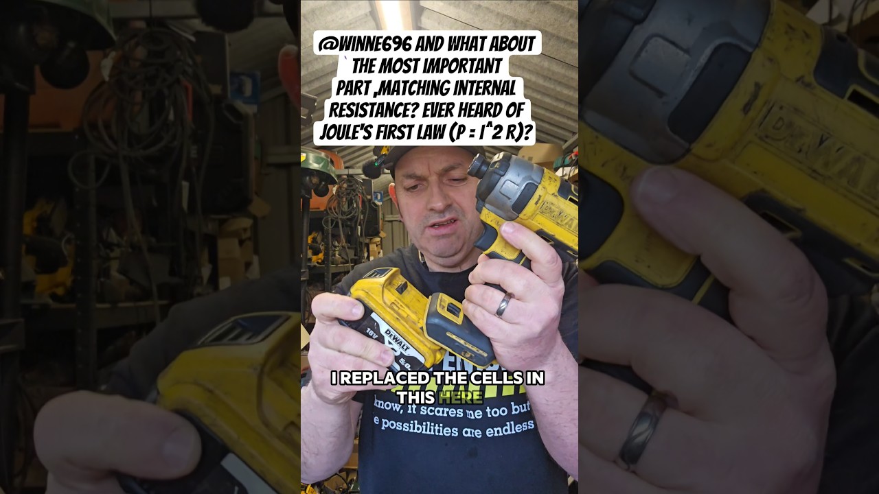 Doctor Lefthandthreads first law #powertoolrepair #batteryrepair #diy