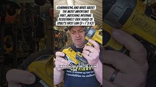 Doctor Lefthandthreads first law #powertoolrepair #batteryrepair #diy