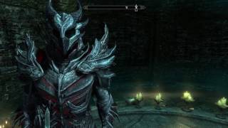 Skyrim Special Edition - HOW TO GET DAEDRIC ARMOR   WEAPONS WITHOUT 100 SMITHING