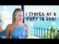 Staying at a FORT IN GOA! India Heritage Property Fort Tiracol