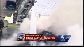 Large house fire breaks out in Carnegie