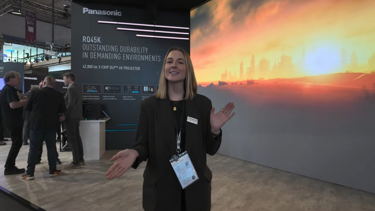 Panasonic RQ45K 42,000lm rental projector: Intel SDM, 12G-SDI, fast service access