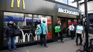 Shakes off menu at UK McDonald's as milk runs dry
