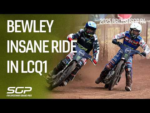 Dan Bewley With An UNBELIEVABLE Ride in LCQ1 | 2025 - BritishSGP R4 | FIM Speedway Grand Prix