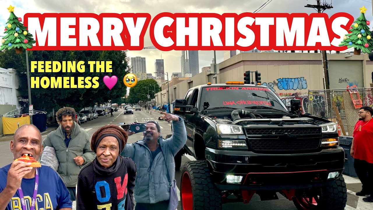 MERRY CHRISTMAS EVERYONE 🩷 / FEEDING THE HOMELESS IN SKIDROW