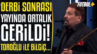 Fenerbahçe - Trabzonspor maç sonu yayınında ortalık gerildi! Erman Toroğlu ile Gürcan Bilgiç…