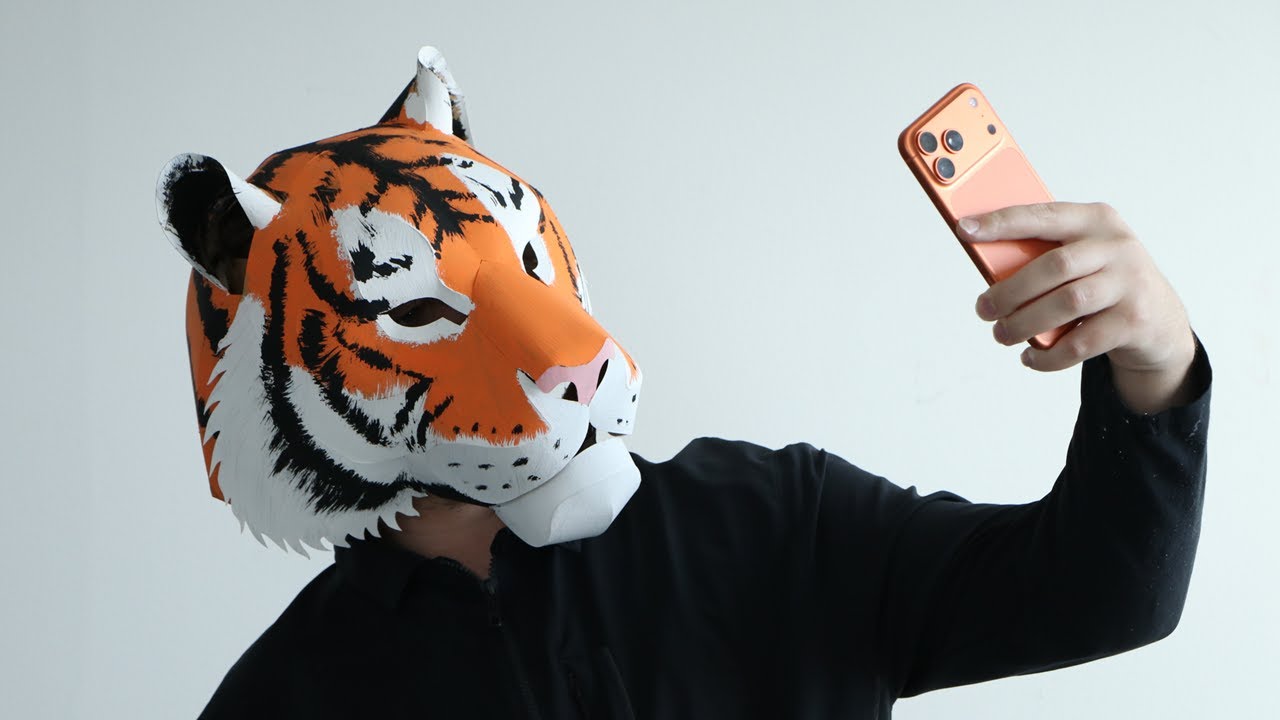 How to Make & Paint a Tiger Mask