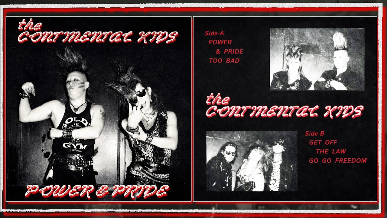 THE CONTINENTAL KIDS - Power & Pride (Japan, 1986, Full 7")