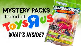 MYSTERY BASEBALL PACKS found at Toys R Us WHAT S INSIDE