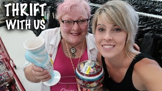 Thrift Shopping to Resell for Profit | Thrift with Us! | Reselling