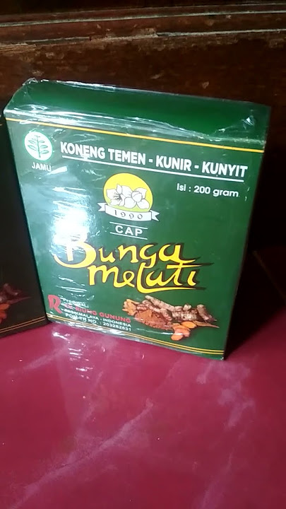 Jamu kunyit Bunga Melati bisa untuk mengobati maag dan asam lambung #jamukunyit#bungamelati