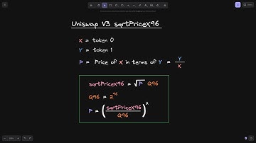 Sqrt Price X 96 | Uniswap V3 Core Contract Explained - Part 4