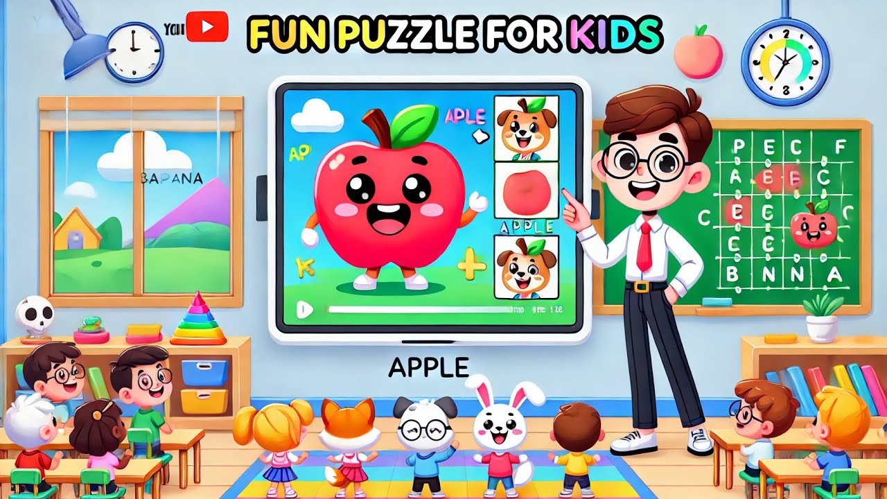 Fun Jumbled Word Puzzle for Kids – Play & Solve in 2025!
