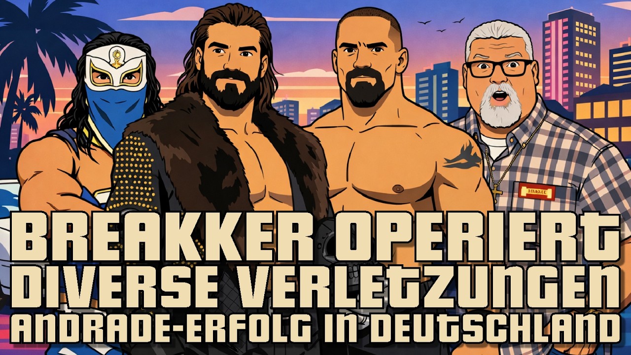 Bron Breakker operiert, Chelsea und Bandido verletzt, Andrade gewinnt Titel in Deutschland