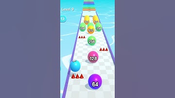 Ball Run 2048 🎱 9 Level Gameplay Walkthrough | Best Android, iOS Games #shorts