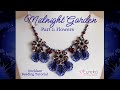 Midnight Garden Necklace Tutorial Part 1 | Blue Hour Waltz Lite Collection from Eureka Crystal Beads