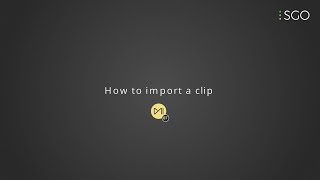 How to import a clip in Mistika Boutique?