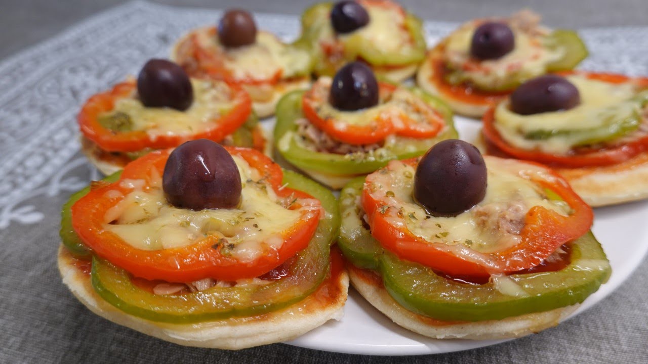 How to Make Pan Mini Pizza at Home ! No Oven Recipe ! Easyvideo