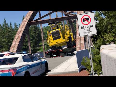 Collapsing Bridge Accidents 8 | BeamNG.drive