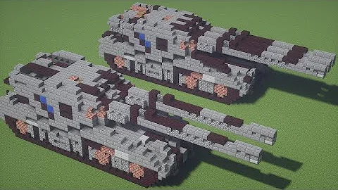 マイン クラフト 戦車 設計 図