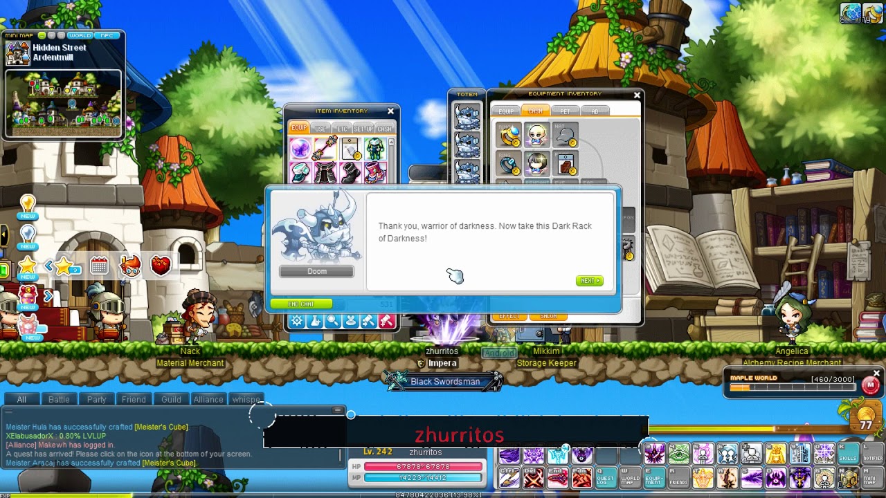 Maplestory how to make dark totems easy
