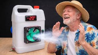 Genius invention by a 65-year-old Man! 😱 Turn a Plastic Container into a FREE Ice-Cold Air Cooler ❄️