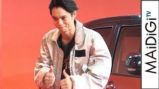 窪田正孝、水川あさみとの結婚後初登場　「幸せ？」に笑顔の両手“グー”