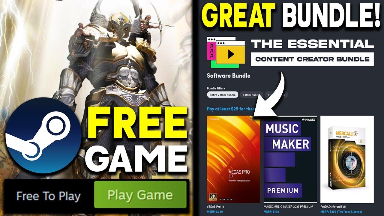 NEW FREE STEAM PC GAME OUT NOW + AMAZING NEW HUMBLE BUNDLE! YouTube