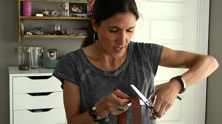 Making a leather cuff