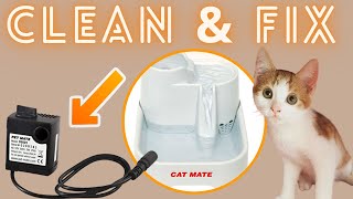 How to FIX or CLEAN your CAT MATE Pet Water Fountain PUMP Model 33501