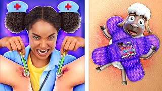 Das Krankenhaus Amanda the Adventurer &Woolly's! Tolle Erziehungshacks! Guter Gegen Schlechten Arzt!