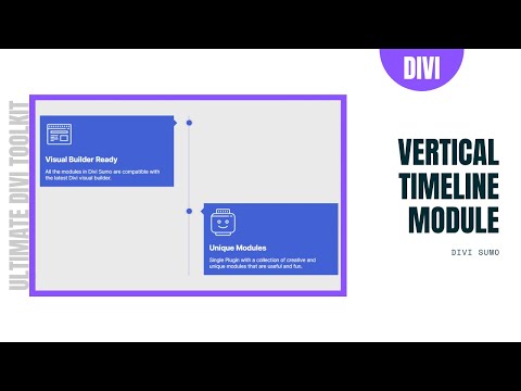 Vertical Timeline Module for Divi | Divi Sumo