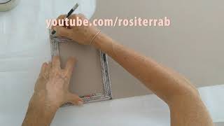 Photo Frame Made With Newspaper Reciclyng Portaretrato Hecho A Mano Con Periódicos