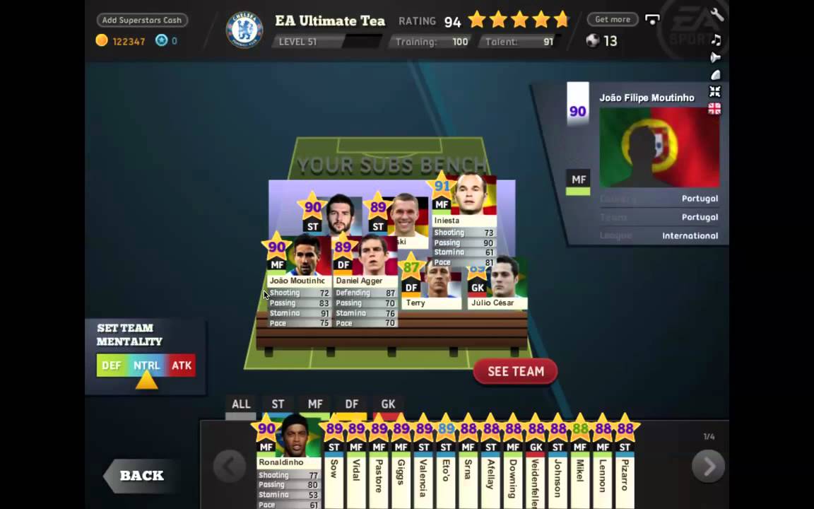 Fifa Superstars in my team! (Starting 11 not for trade)