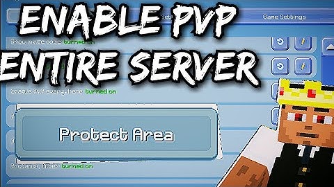 Hoe je PvP op de hele server inschakelt in MultiCraft.