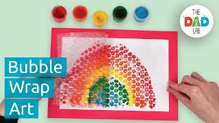 3 simple bubble wrap painting ideas