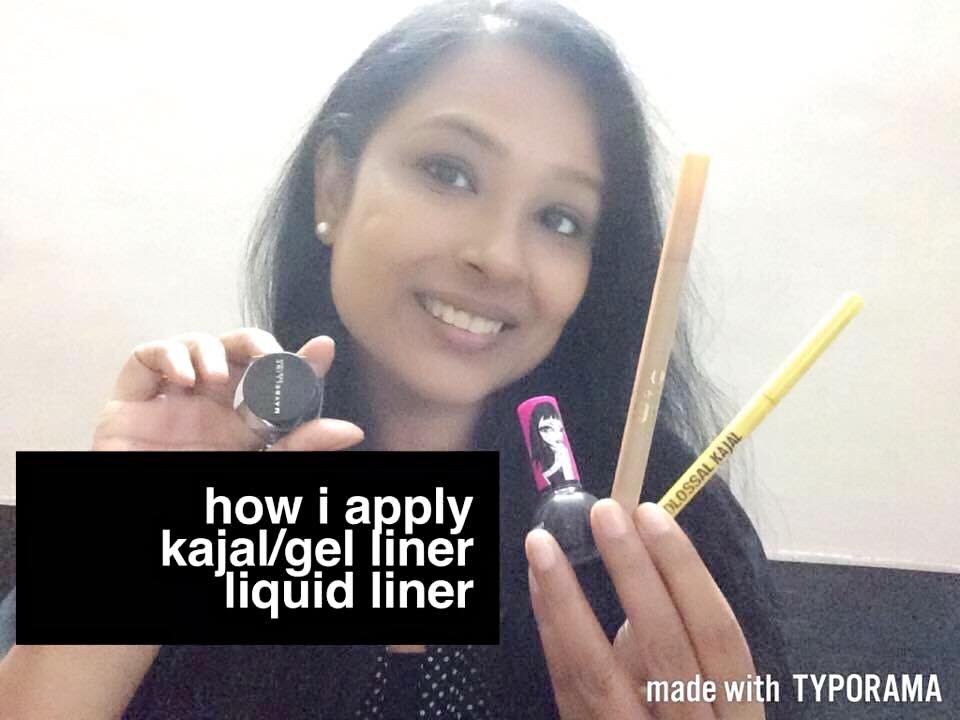 How to Apply Kajal | Eye Liner |Gel Liner | Hack - YouTube