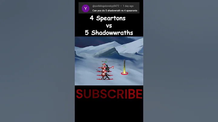 5 Shadowwraths vs 4 Speartons #shorts #viral #stickwar #stickwarlegacy #stickwarsaga #stickempires