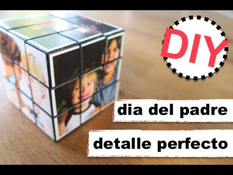 REGALO PERFECTO PARA EL DIA DEL PADRE! CUBICO RUBIK CON FOTOS! 