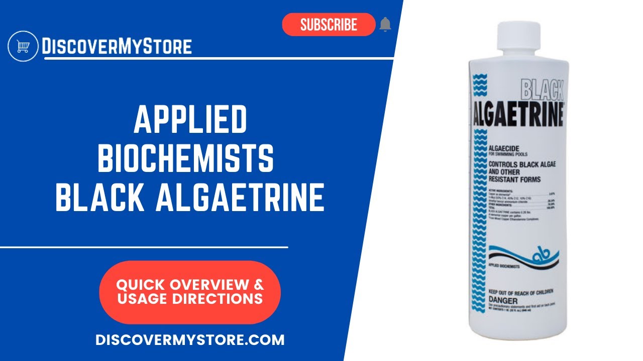Applied Biochemists Black Algaetrine YouTube
