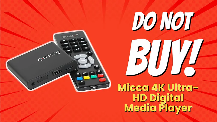 DON'T BUY Micca 4K Ultra-HD Digital Media Player Before Watching THIS! 🚫😱