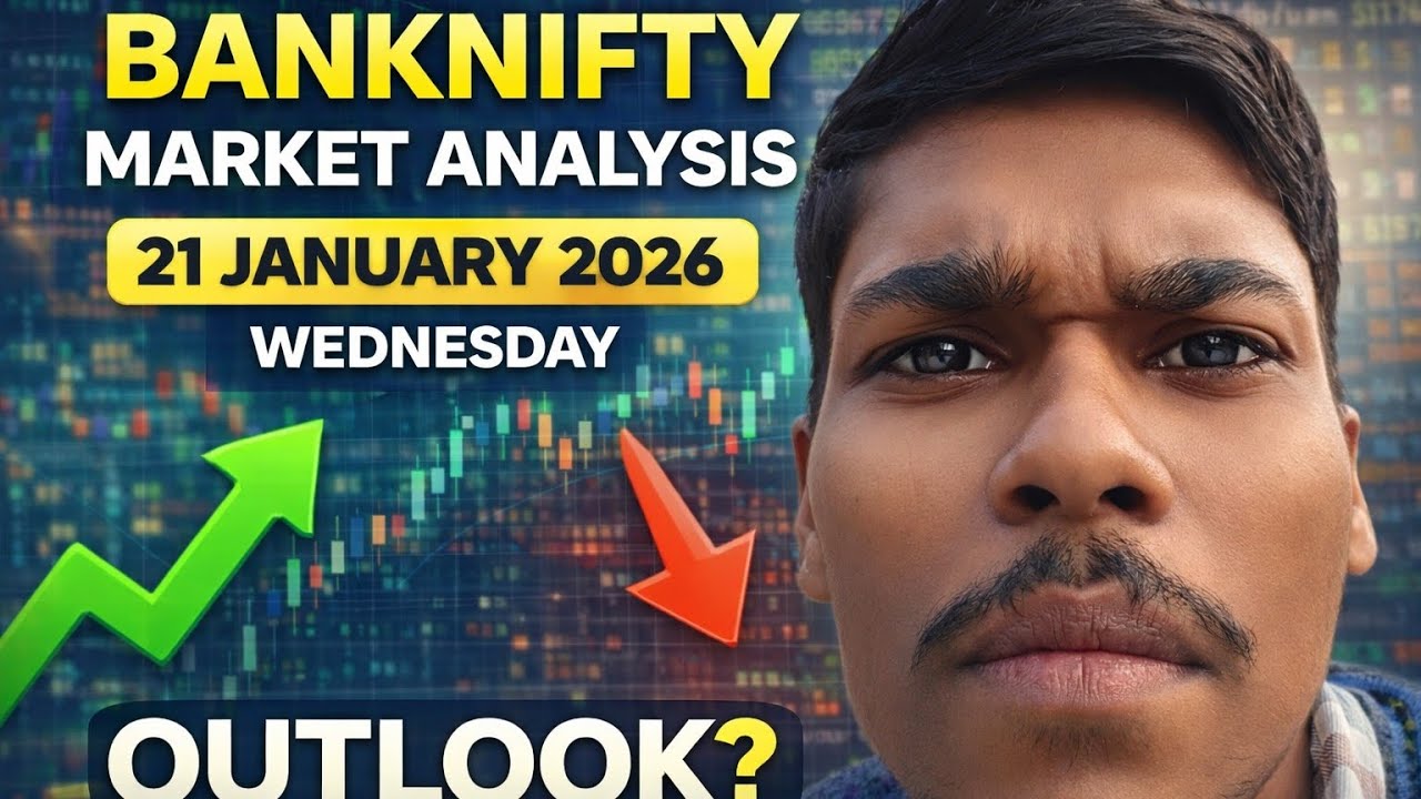 BankNifty Market Analysis Today | 21 January 2026 Wednesday | Support Resistance & Target