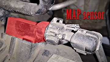 Opel / Vauxhall Corsa D 1.2 MAP sensor location.