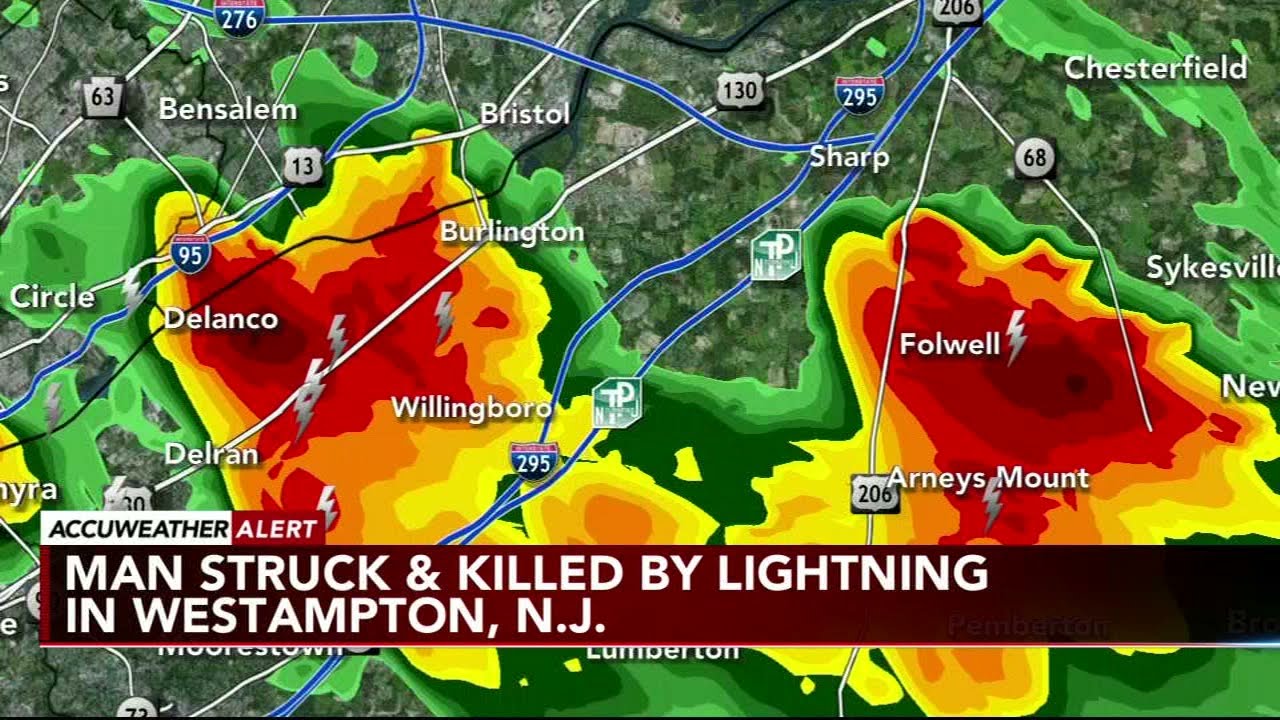 Man dies after being struck by lightning on golf course