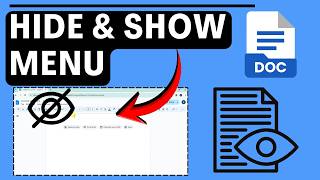 How To Hide and Show Menu In Google Docs Shortcuts